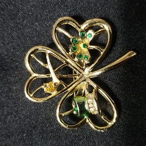 B.J. 3 leaf Clover pin.